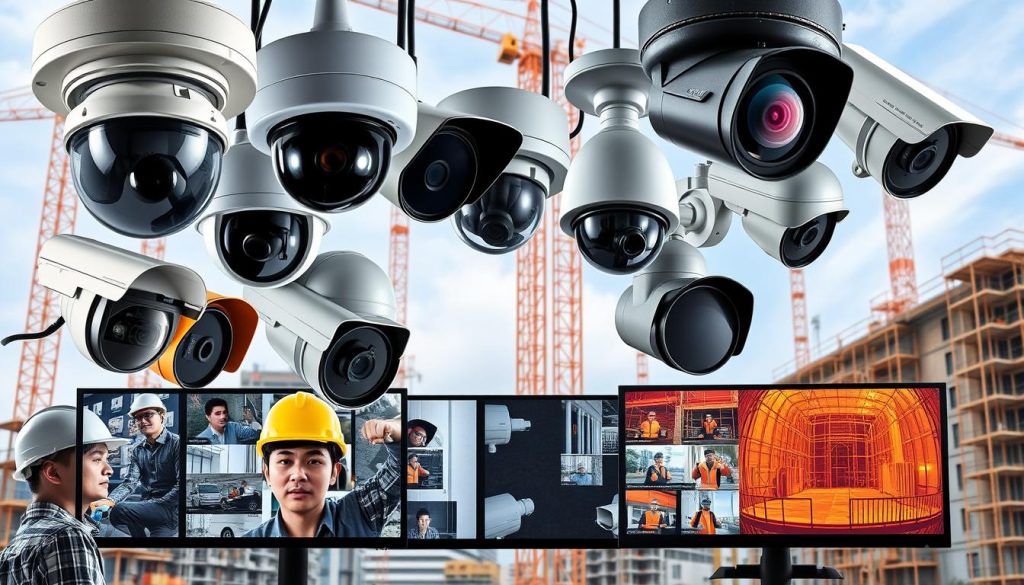 types of construction security cameras