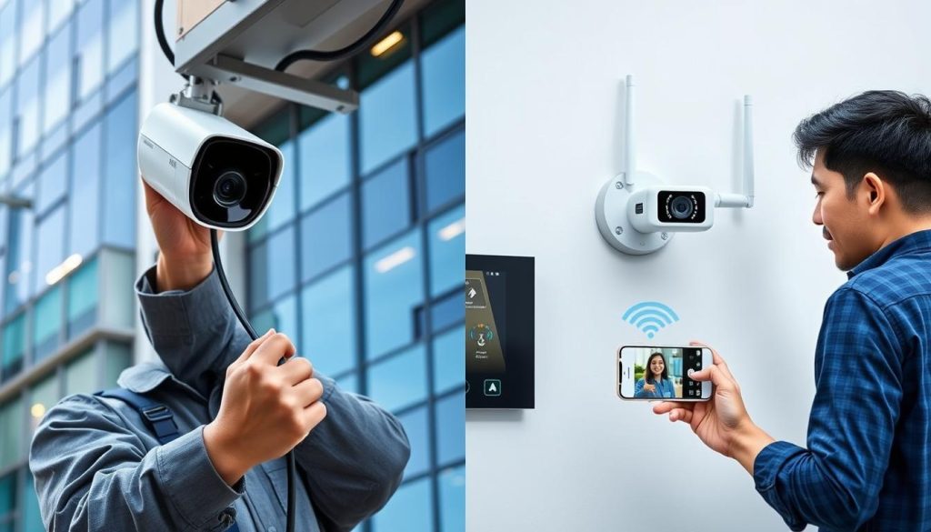 wired vs. wireless camera systems