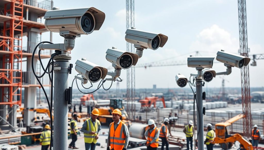 worksite cameras protecting construction site