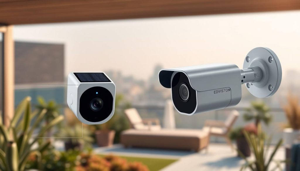 features of solar security cameras